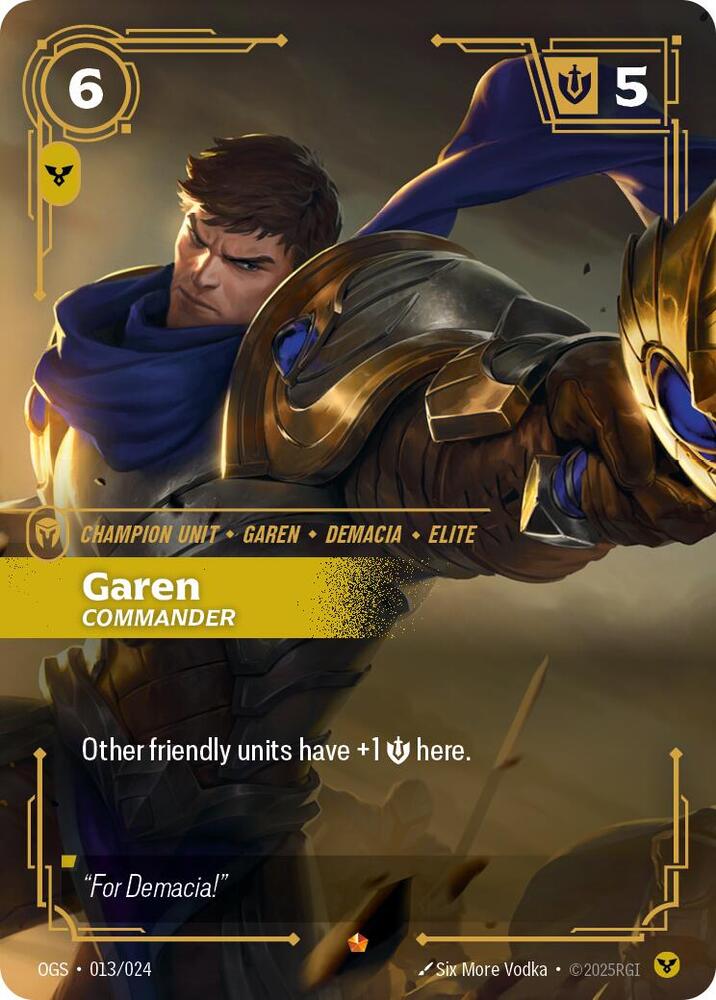 Garen, Commander — Origins: Proving Grounds