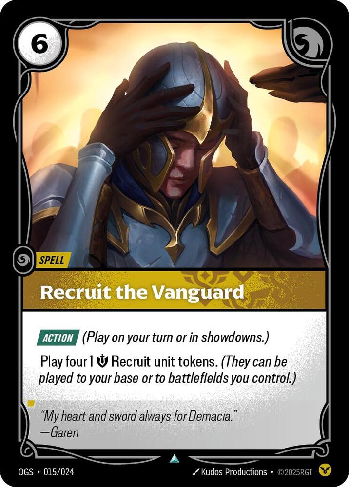 Recruit the Vanguard — Origins: Proving Grounds