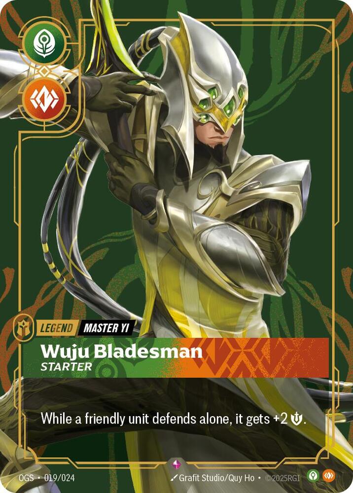 Master Yi, Wuju Bladesman (Starter) — Origins: Proving Grounds