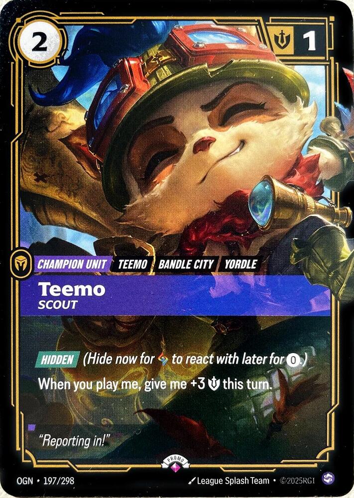 Teemo, Scout — Riftbound Promotional Cards