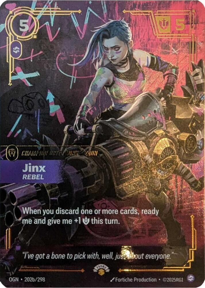 Jinx, Rebel — Riftbound Promotional Cards