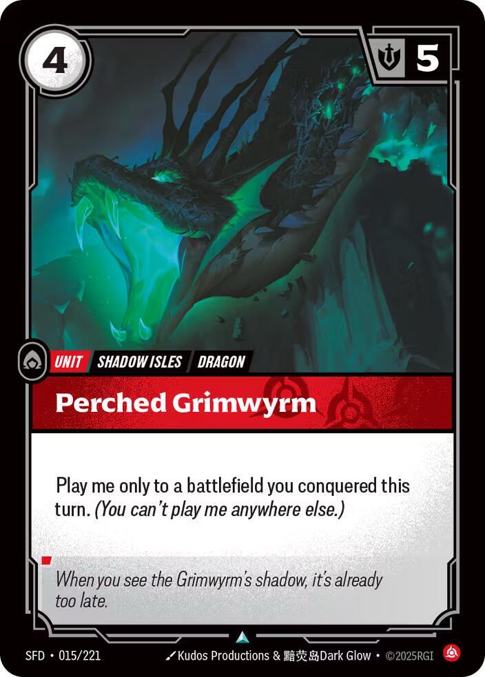 Perched Grimwyrm — Spiritforged