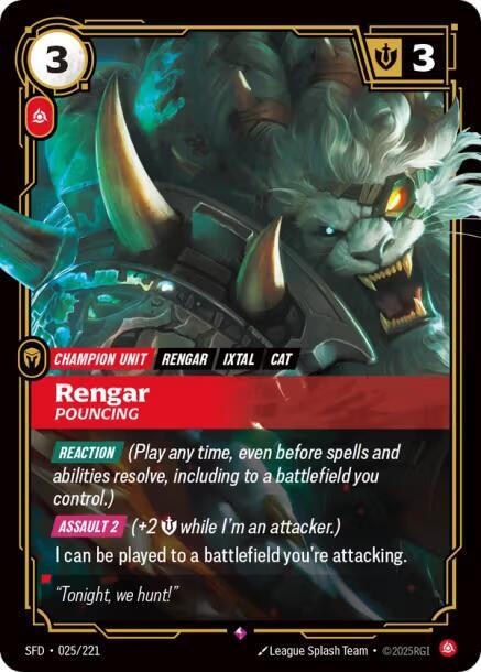 Rengar, Pouncing — Spiritforged