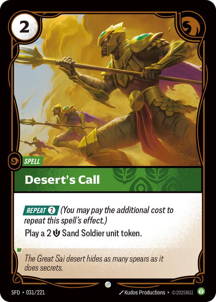 Desert's Call — Spiritforged
