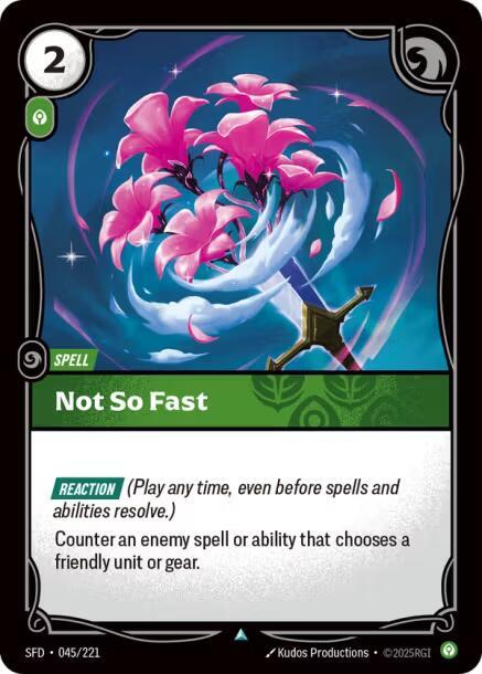 Not So Fast — Spiritforged