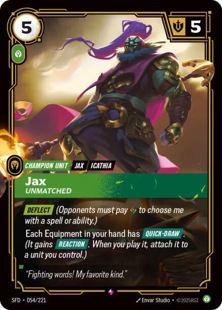 Jax, Unmatched — Spiritforged