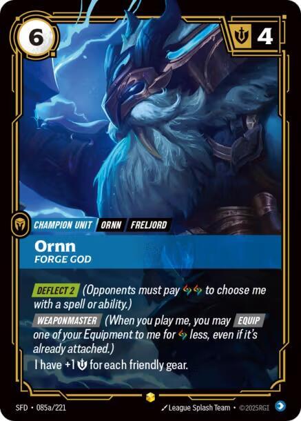 Ornn, Forge God (Alternate Art) — Spiritforged