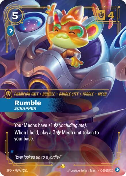 Rumble, Scrapper (Alternate Art) — Spiritforged