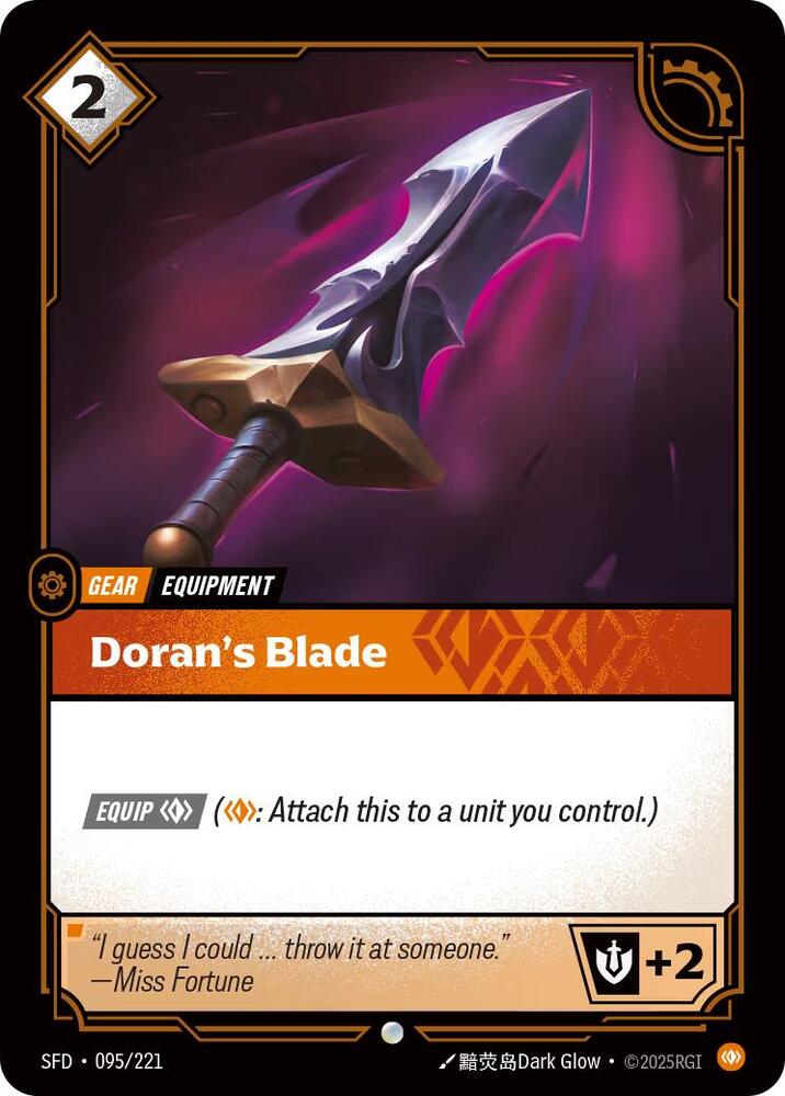 Doran's Blade — Spiritforged
