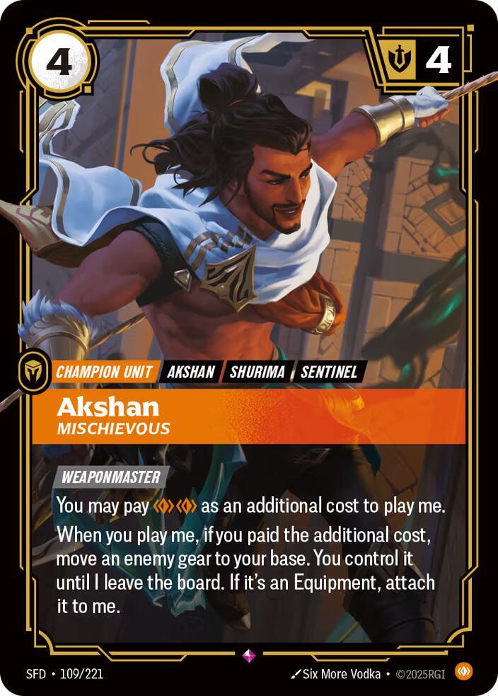 Akshan, Mischievous — Spiritforged