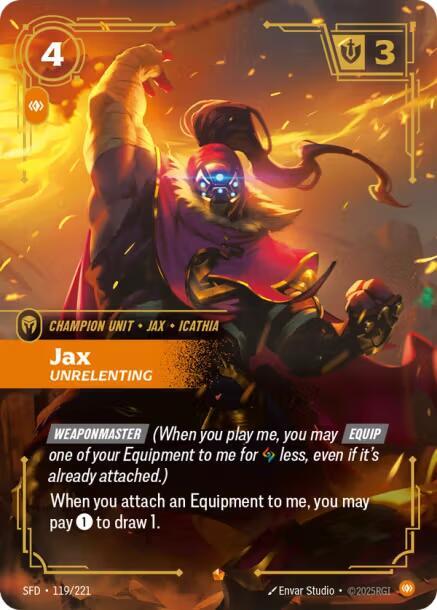 Jax, Unrelenting — Spiritforged