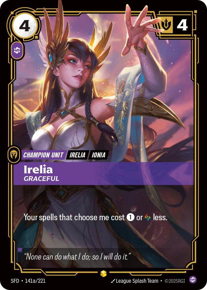 Irelia, Graceful (Alternate Art) — Spiritforged