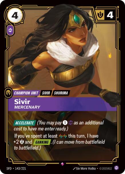 Sivir, Mercenary — Spiritforged