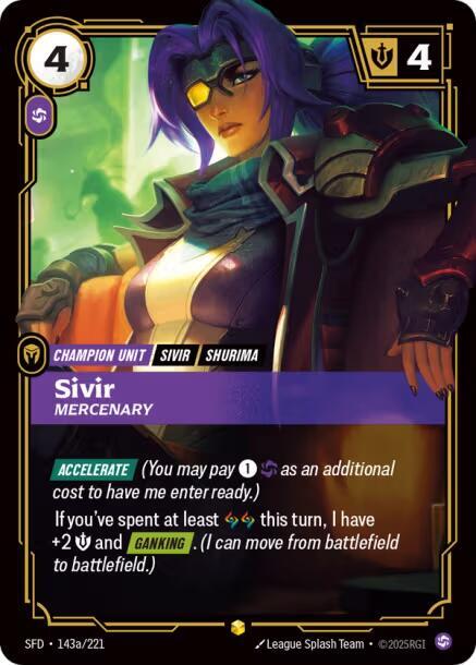 Sivir, Mercenary (Alternate Art) — Spiritforged