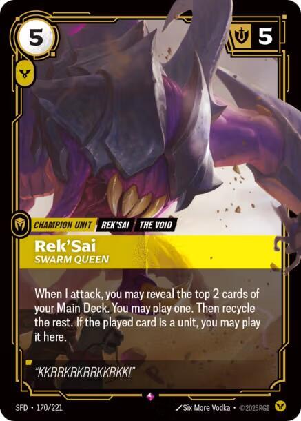 Rek'Sai, Swarm Queen — Spiritforged