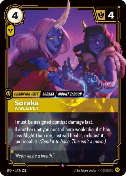Soraka, Wanderer — Spiritforged