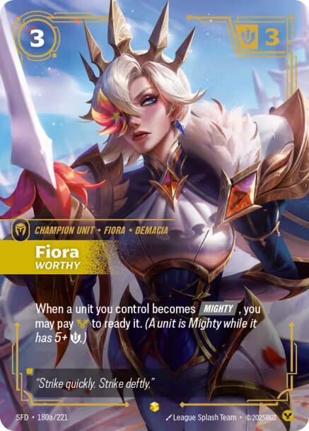 Fiora, Worthy (Alternate Art) — Spiritforged
