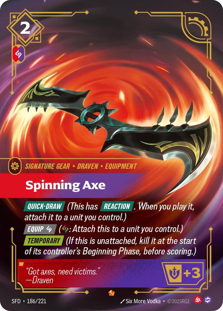 Spinning Axe — Spiritforged
