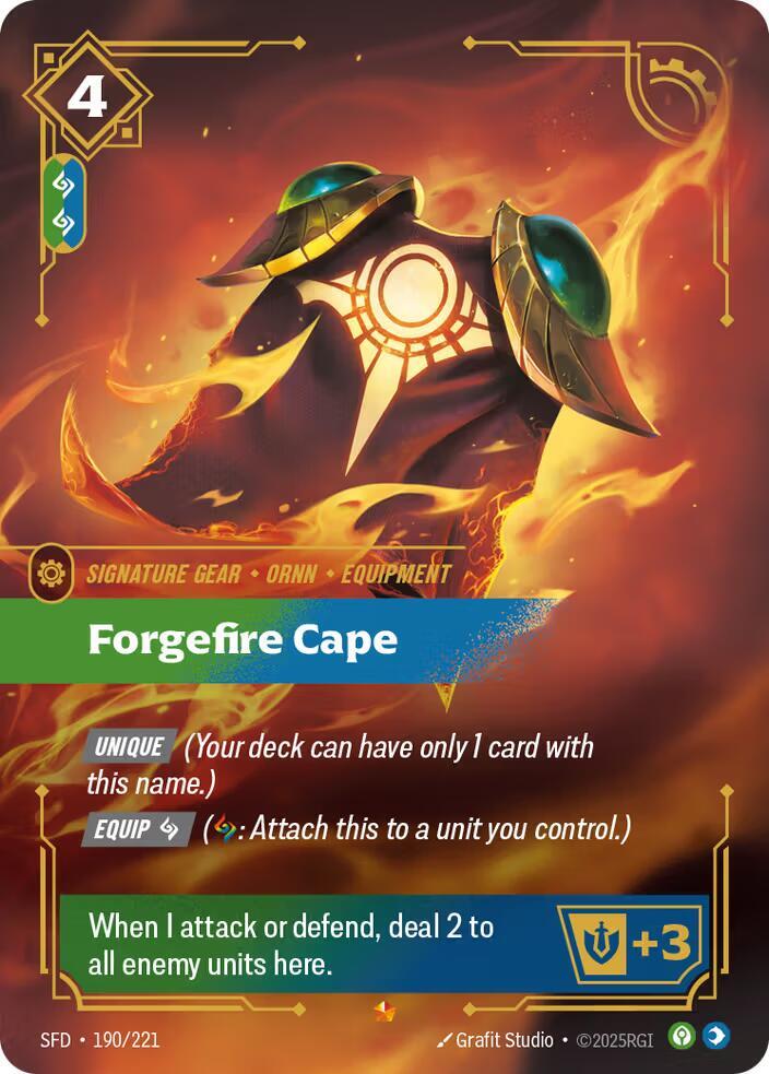 Forgefire Cape — Spiritforged