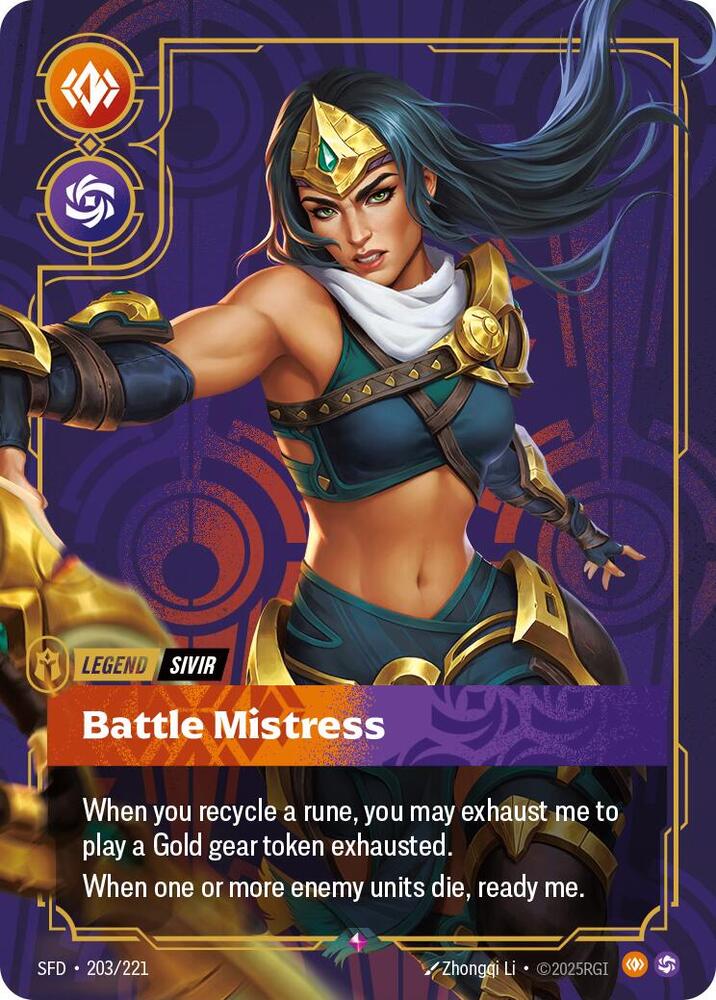 Sivir, Battle Mistress — Spiritforged