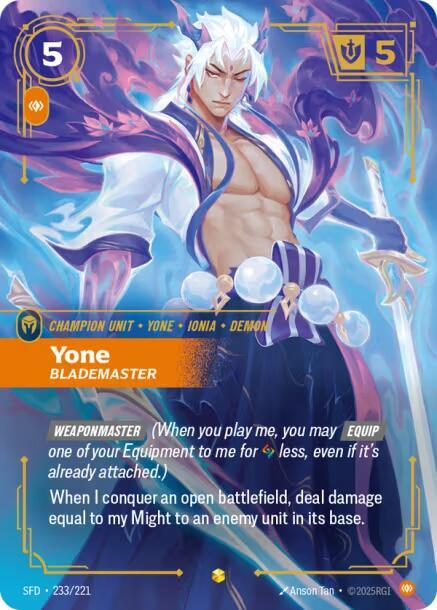 Yone, Blademaster (Overnumbered) — Spiritforged