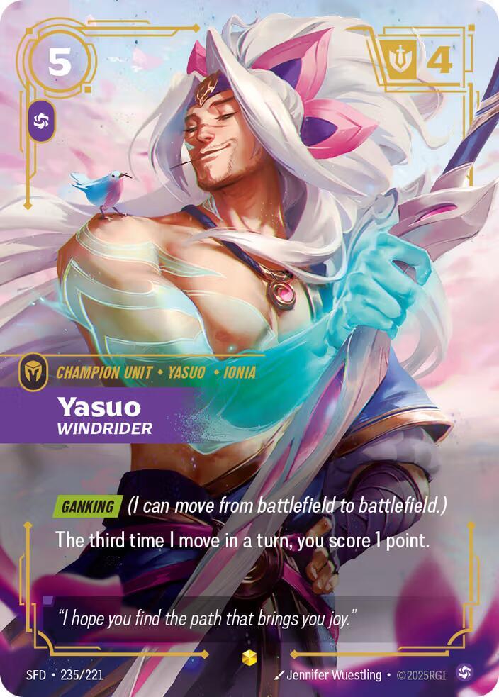 Yasuo, Windrider (Overnumbered) — Spiritforged