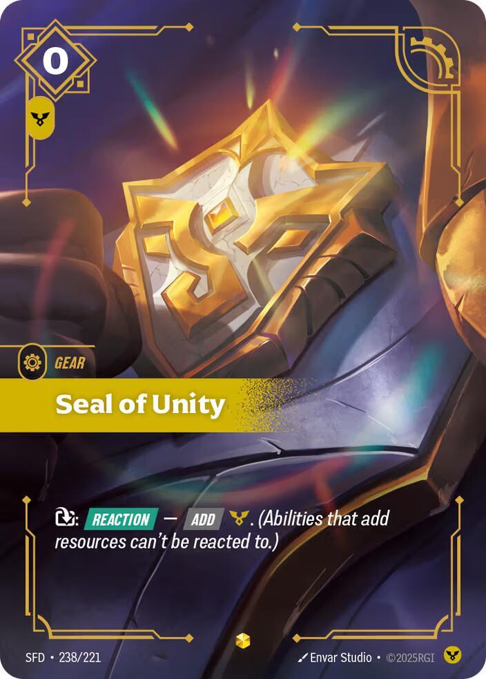 Seal of Unity (Overnumbered) — Spiritforged