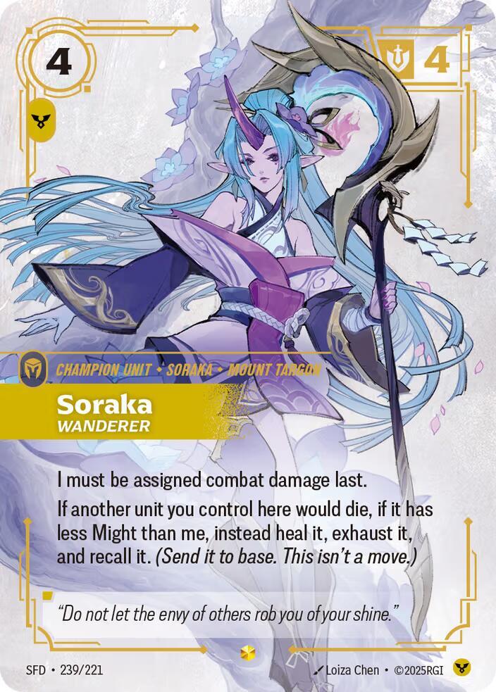 Soraka, Wanderer (Overnumbered) — Spiritforged