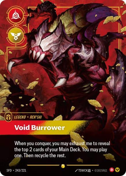 Rek'sai, Void Burrower (Overnumbered) — Spiritforged