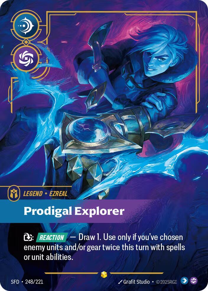 Ezreal, Prodigal Explorer (Overnumbered) — Spiritforged