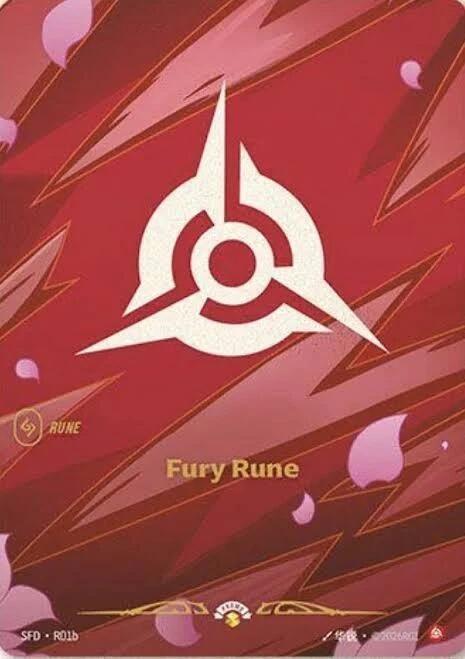 Fury Rune (R01b) — Spiritforged