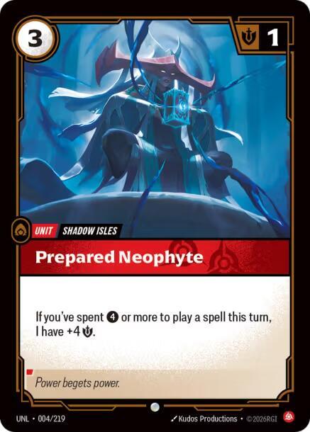 Prepared Neophyte — Unleashed