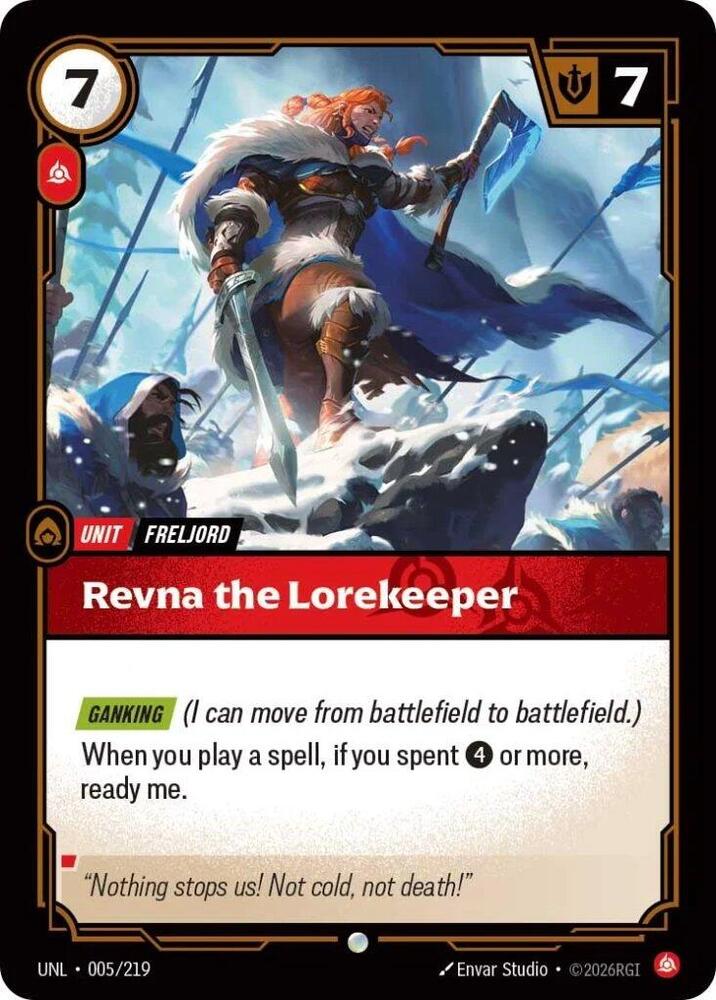 Revna the Lorekeeper — Unleashed