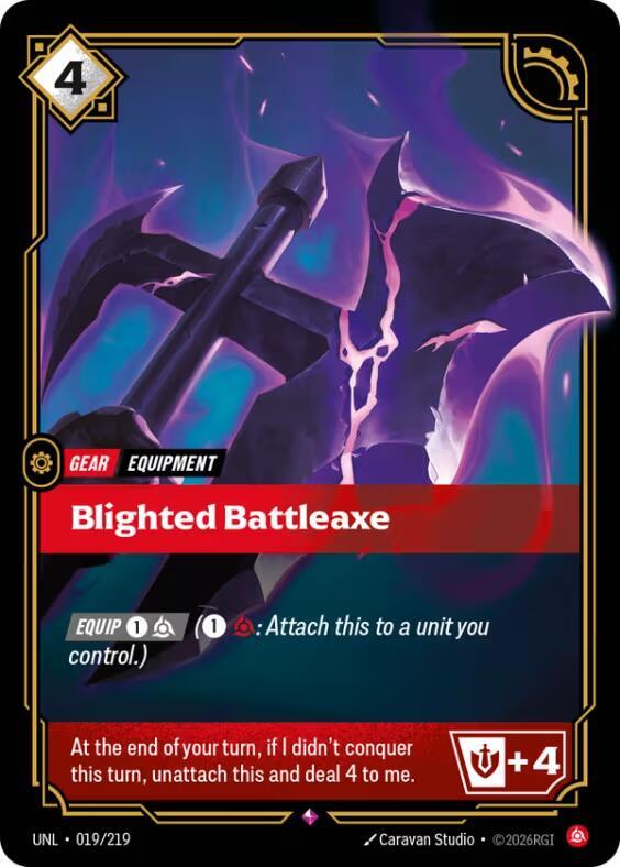 Blighted Battleaxe — Unleashed