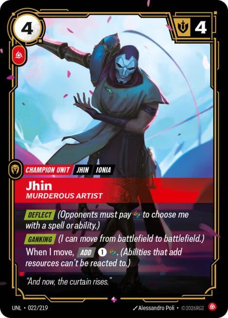 Jhin, Murderous Artist — Unleashed