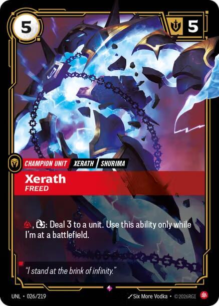 Xerath, Freed — Unleashed