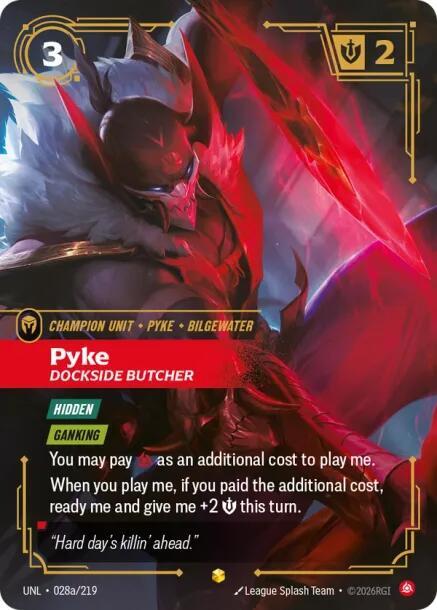 Pyke, Dockside Butcher (Alternate Art) — Unleashed