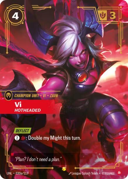 Vi, Hotheaded (Alternate Art) — Unleashed