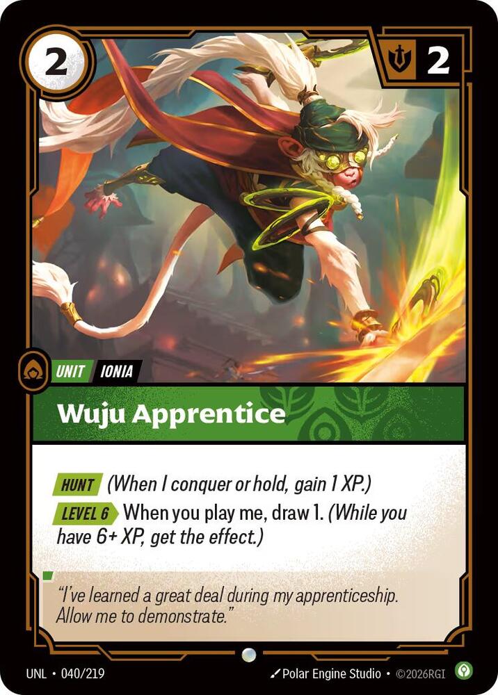 Wuju Apprentice — Unleashed
