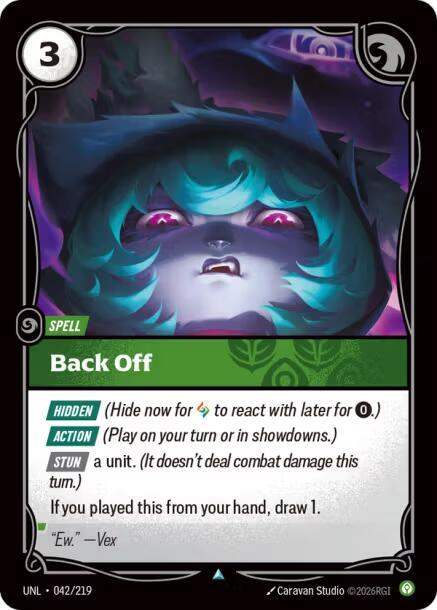 Back Off — Unleashed