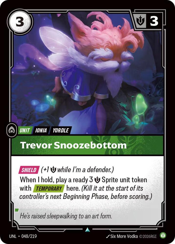 Trevor Snoozebottom — Unleashed