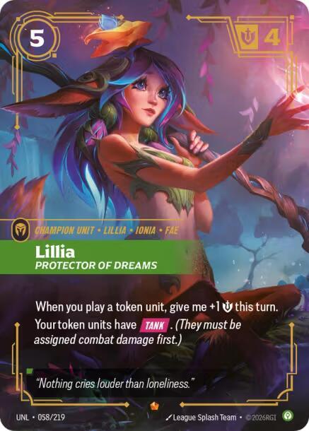 Lillia, Protector of Dreams — Unleashed