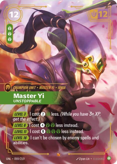 Master Yi, Unstoppable — Unleashed