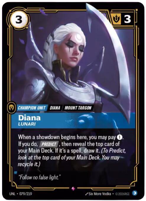 Diana, Lunari — Unleashed