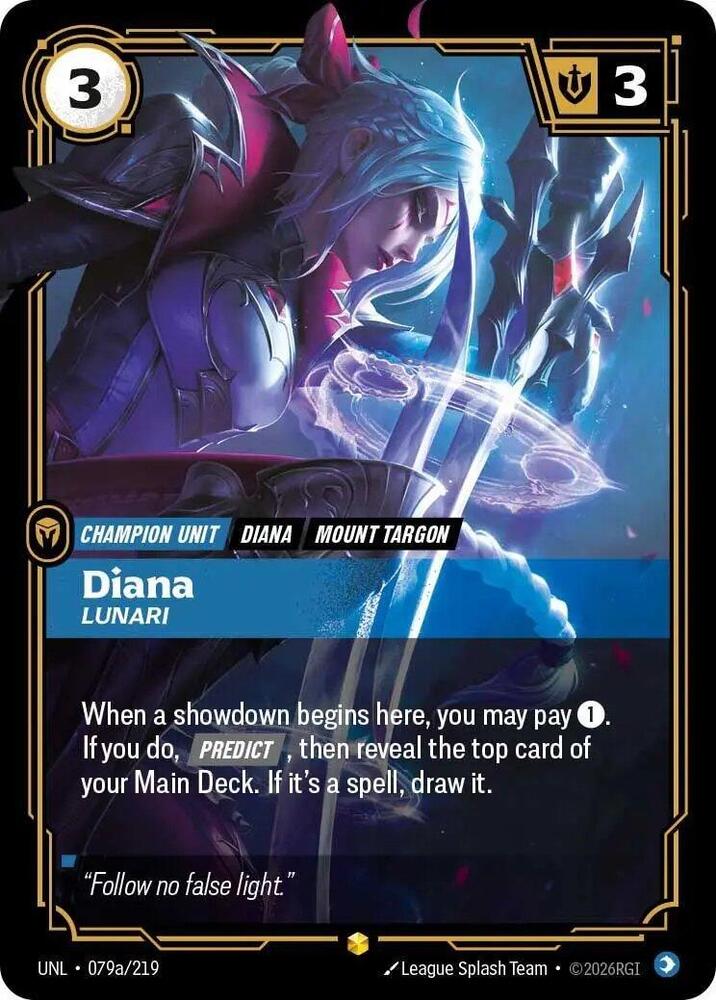 Diana, Lunari (Alternate Art) — Unleashed