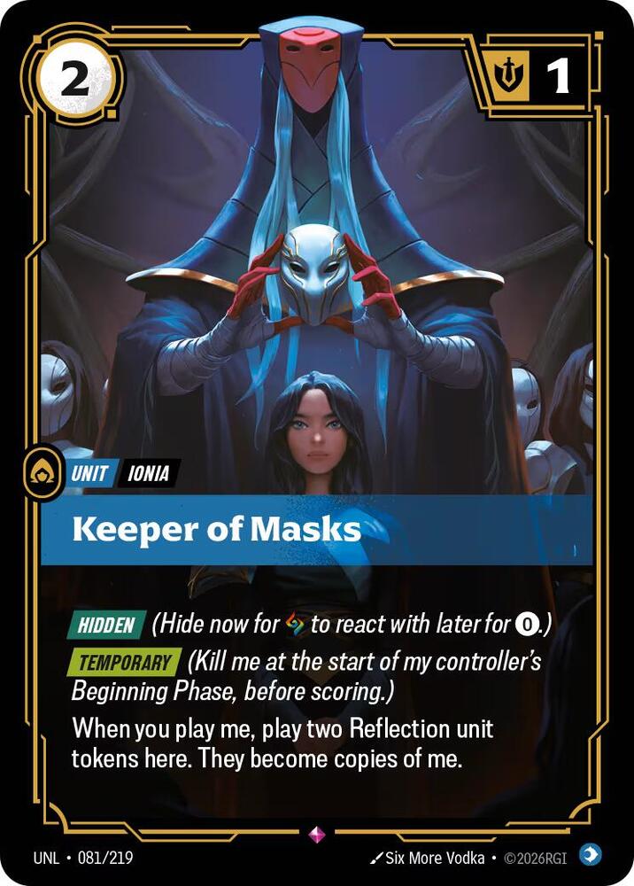 Keeper of Masks — Unleashed