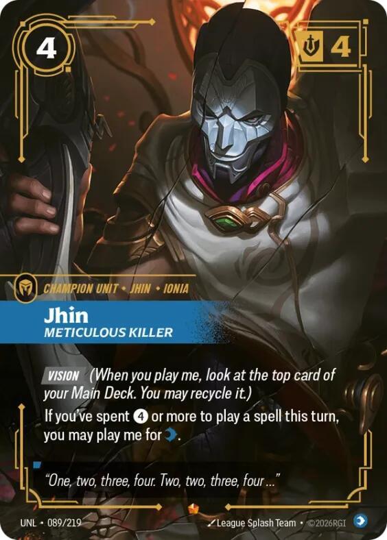Jhin, Meticulous Killer — Unleashed