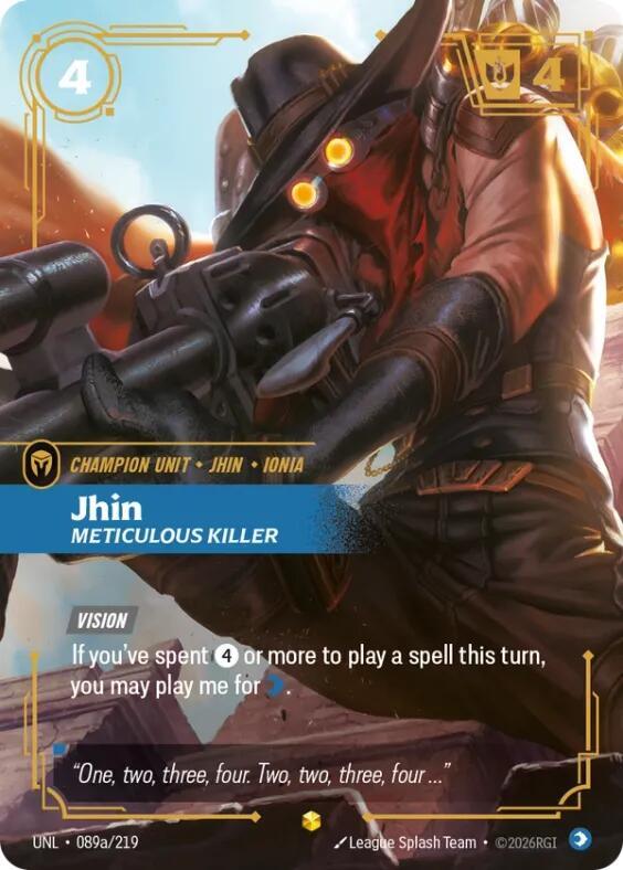 Jhin, Meticulous Killer (Alternate Art) — Unleashed