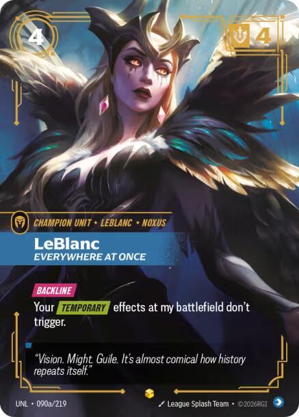 LeBlanc, Everywhere At Once (Alternate Art) — Unleashed