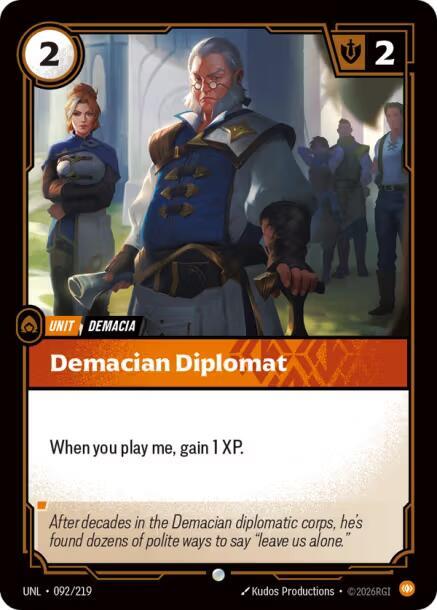 Demacian Diplomat — Unleashed